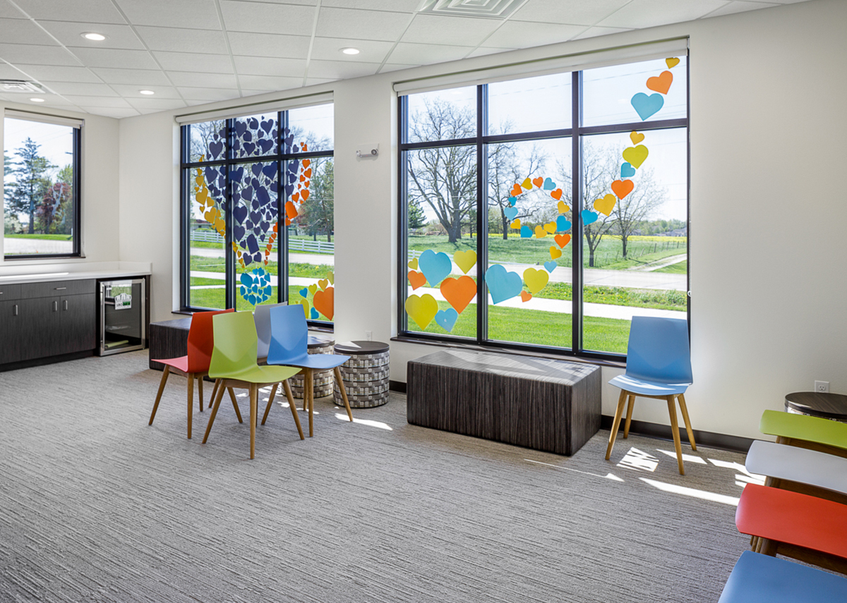 Indianola Family Pediatric Dentistry waiting area