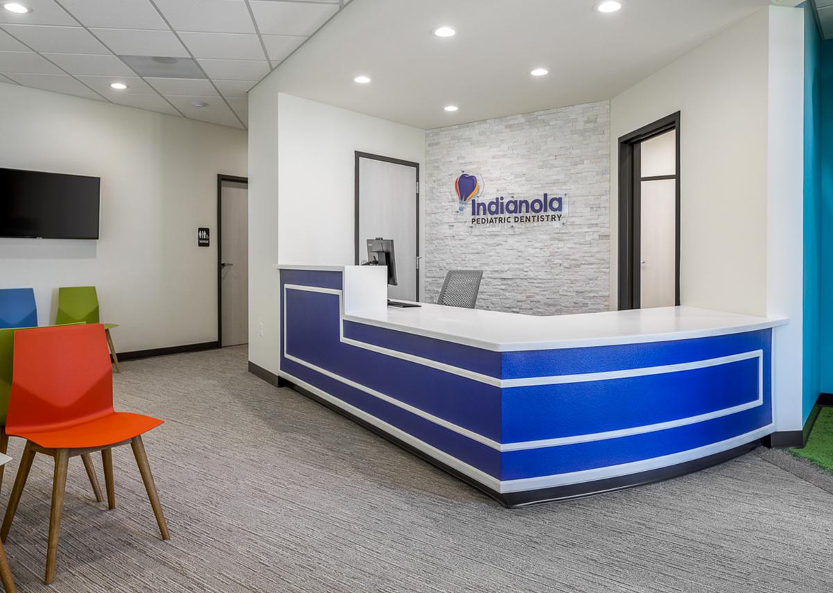 Indianola Family Pediatric Dentistry front desk