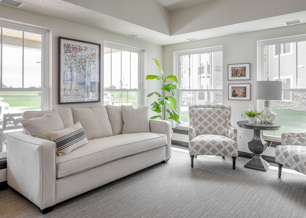 Vintage Cooperatives of Ames common living area