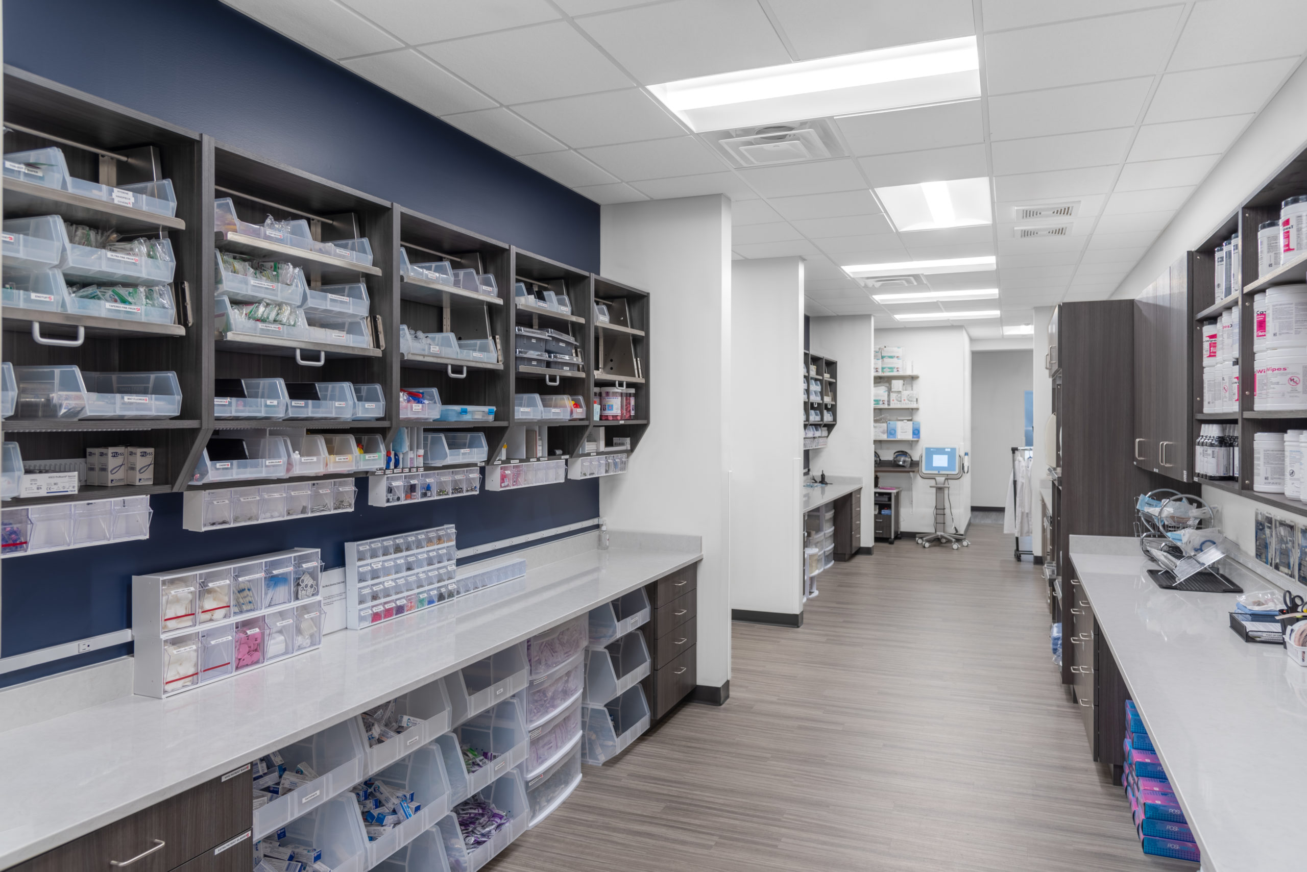Altoona Smiles Family and Cosmetic Dentistry staff storage area