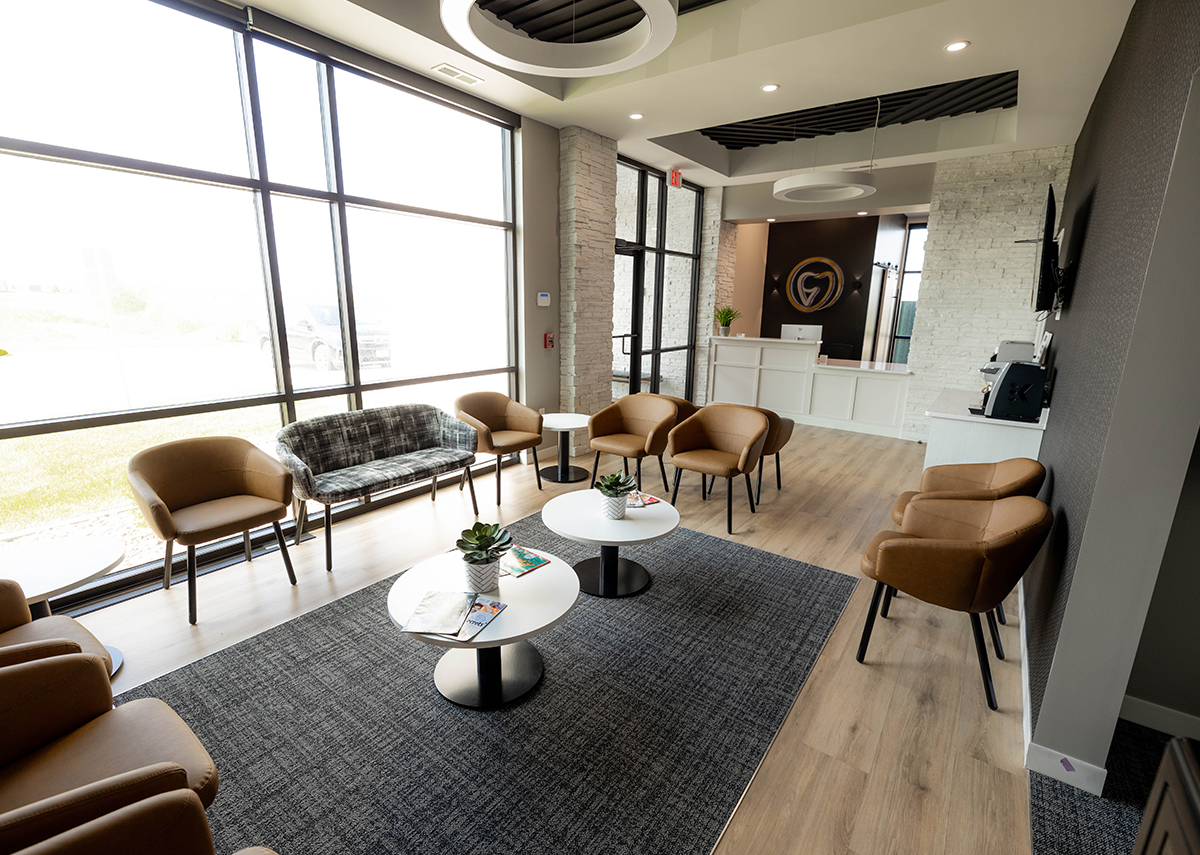 Grimes Dental Group waiting area lobby