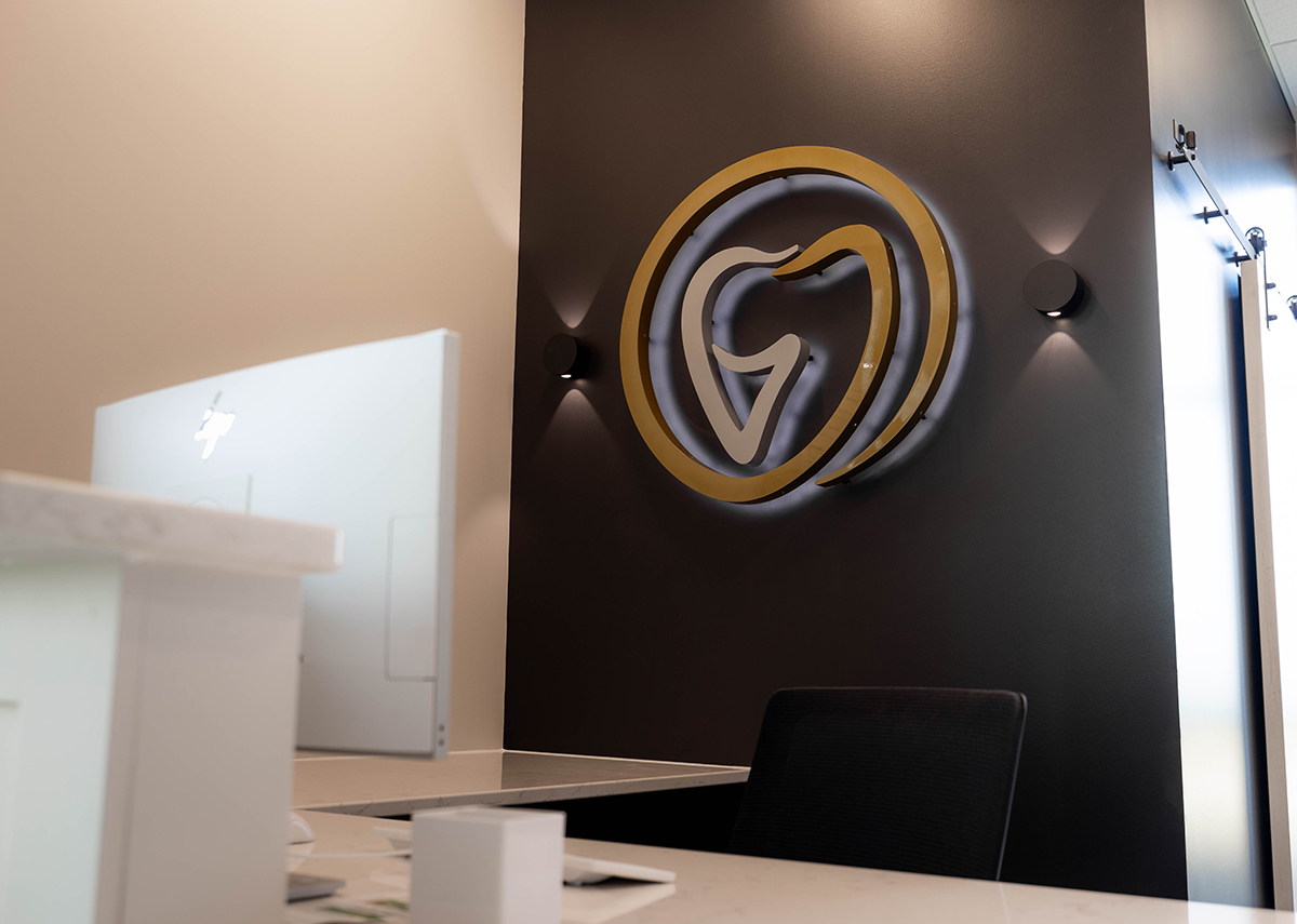 Grimes Dental Group glowing logo