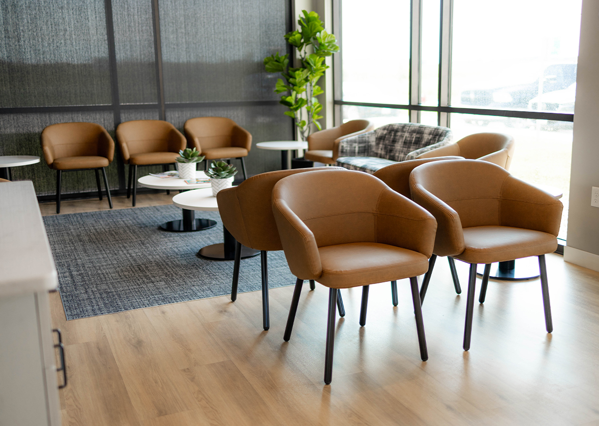 Grimes Dental Group waiting room furniture