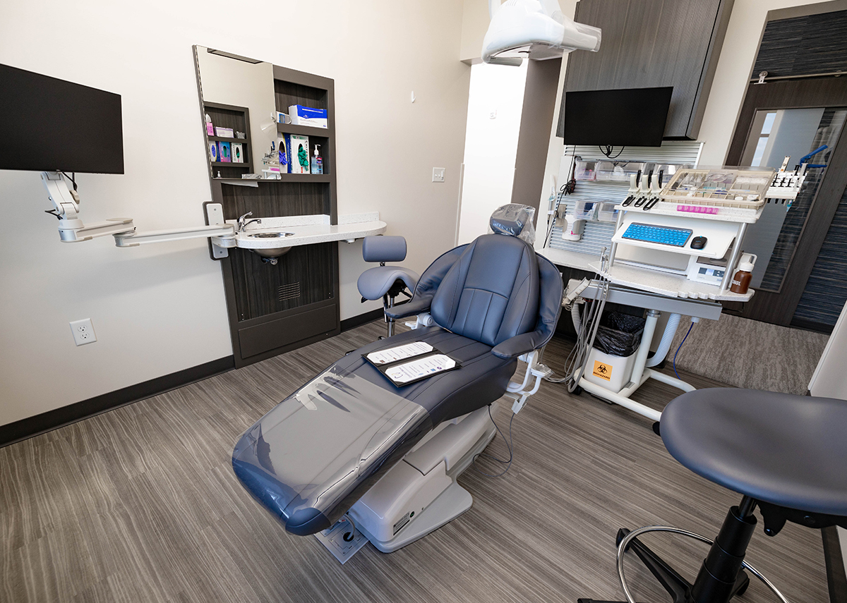 Altoona Smiles family and cosmetic dentistry exam room