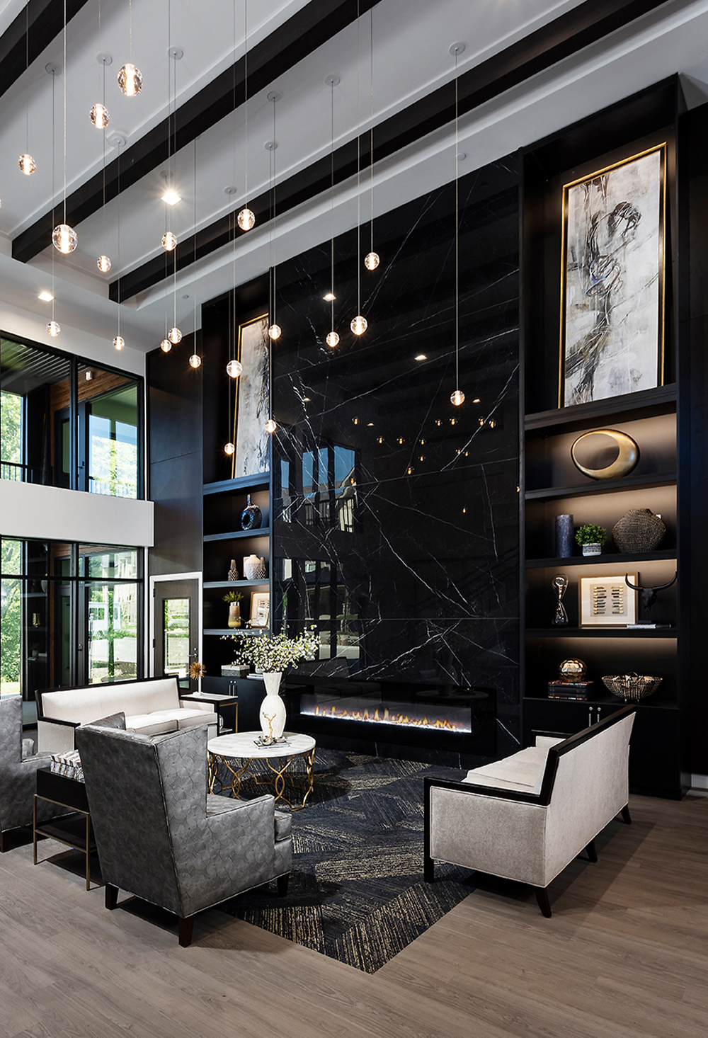 Crossing Commons large foyer living area