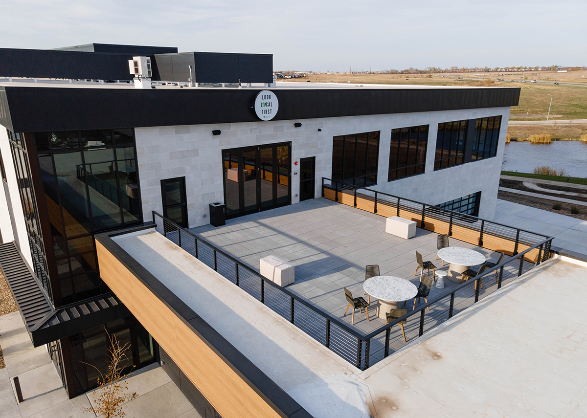VizyPay exterior patio area