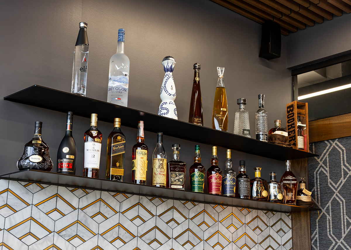 VizyPay bottles on wall