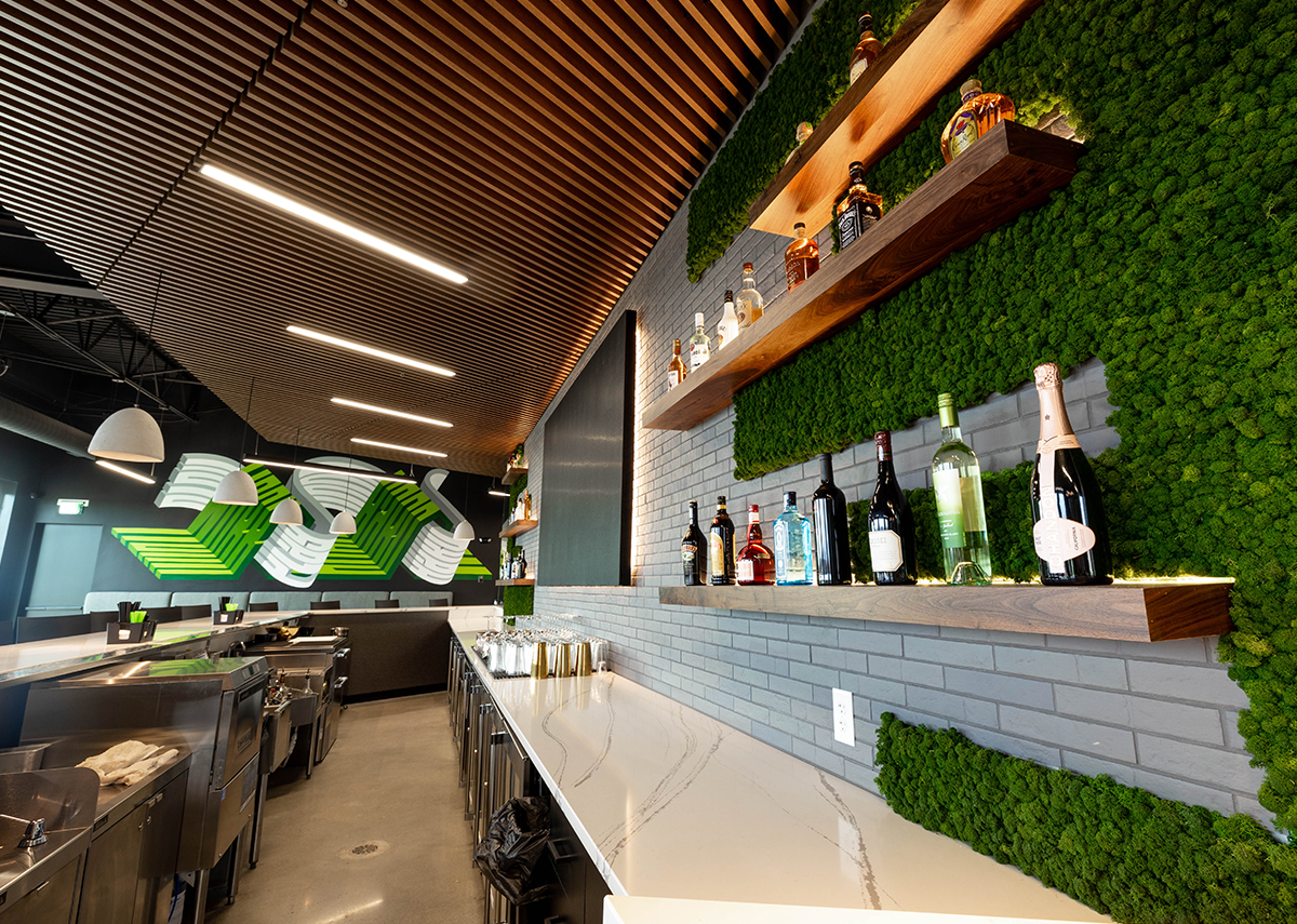 VizyPay bar area