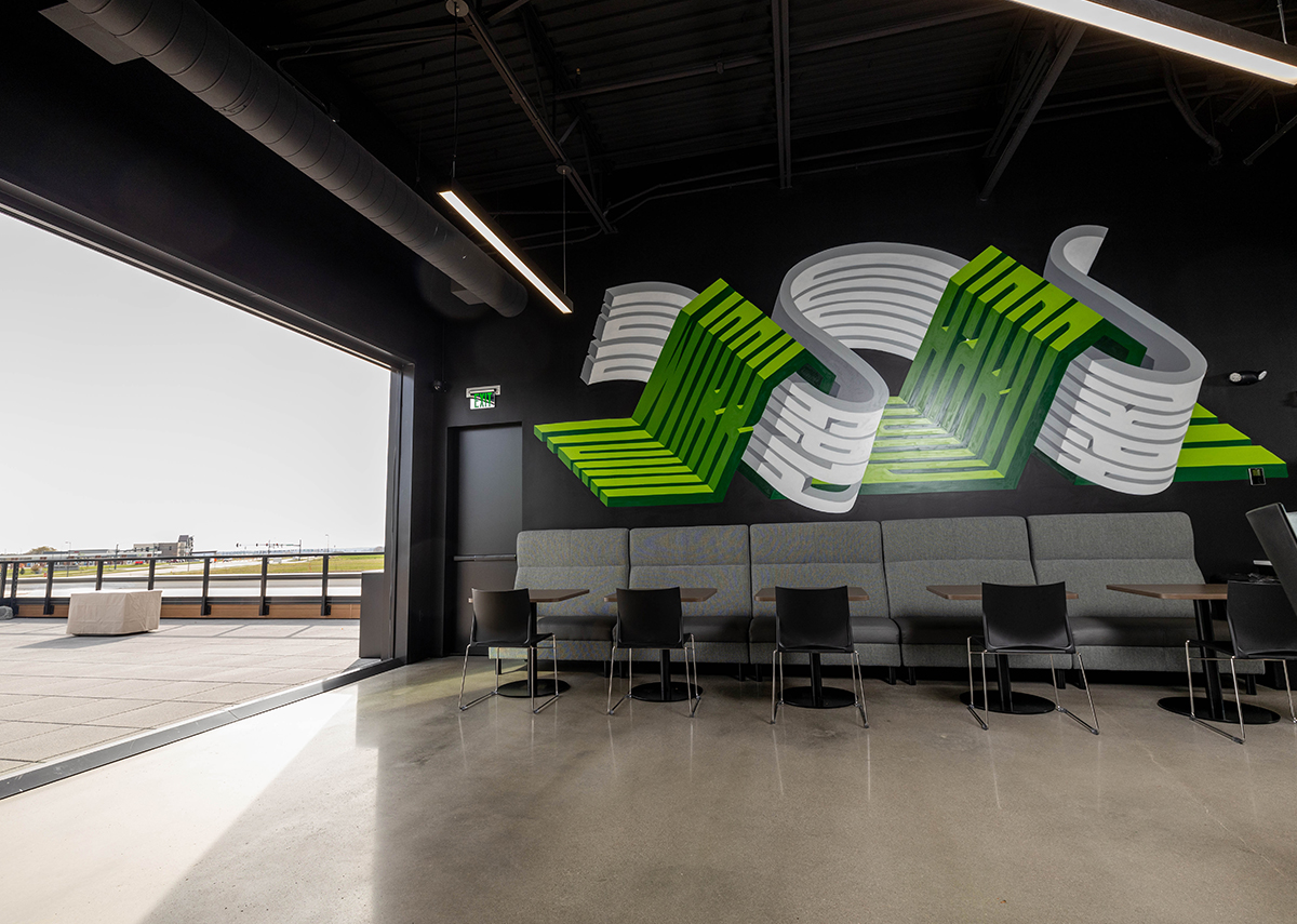 VizyPay feature wall
