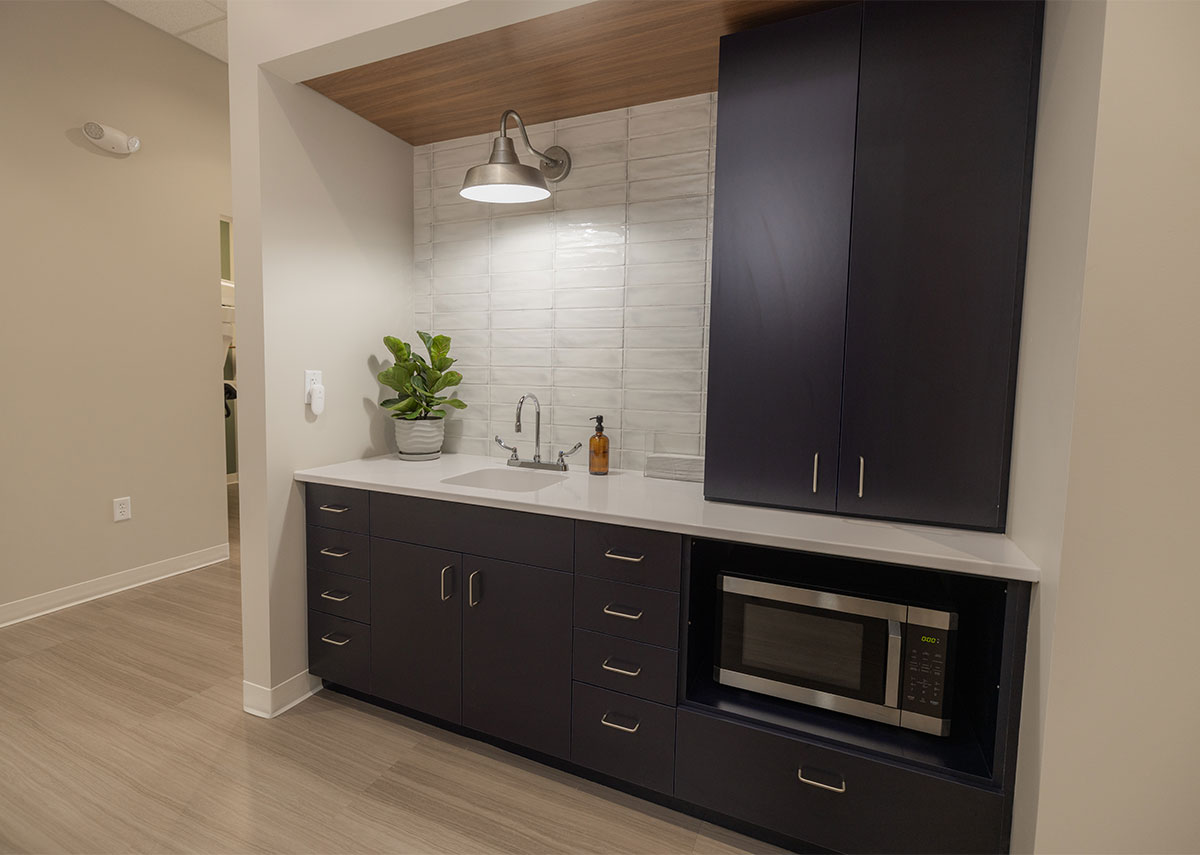 Prairie Endodontics Kitchen Area