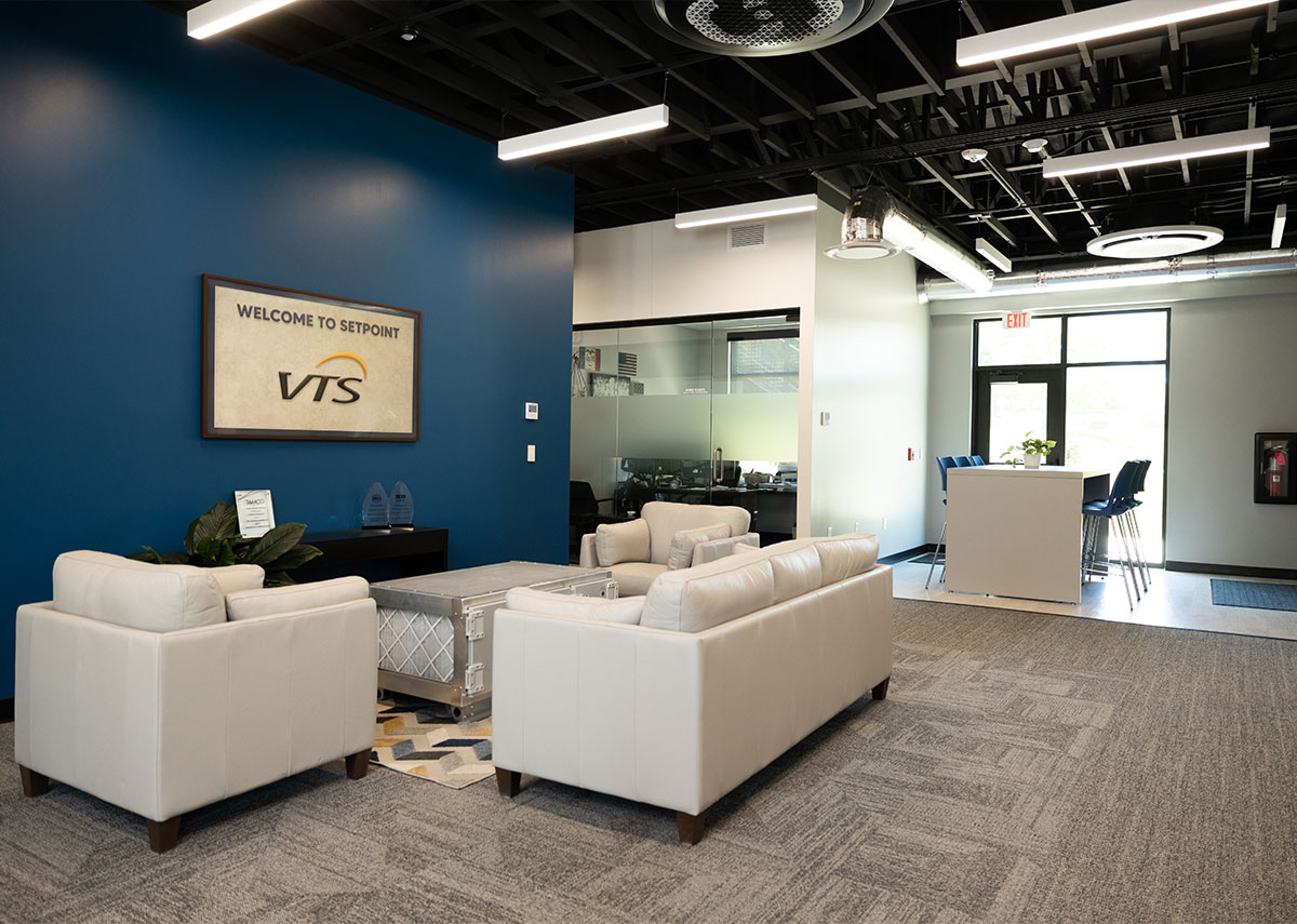 Setpoint Mechanical waiting lobby area