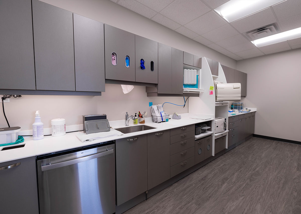 Todays Dental staff and storage area
