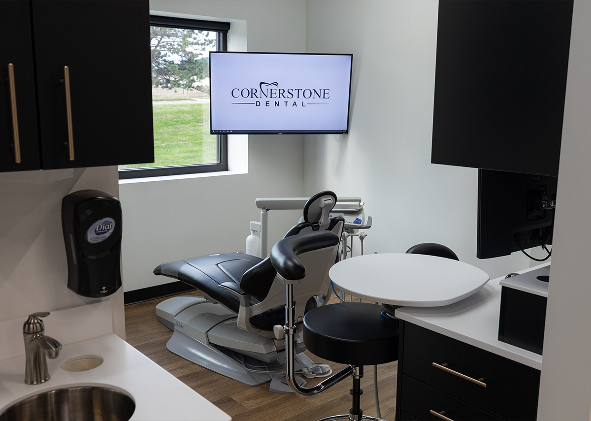 Cornerstone Dental exam room