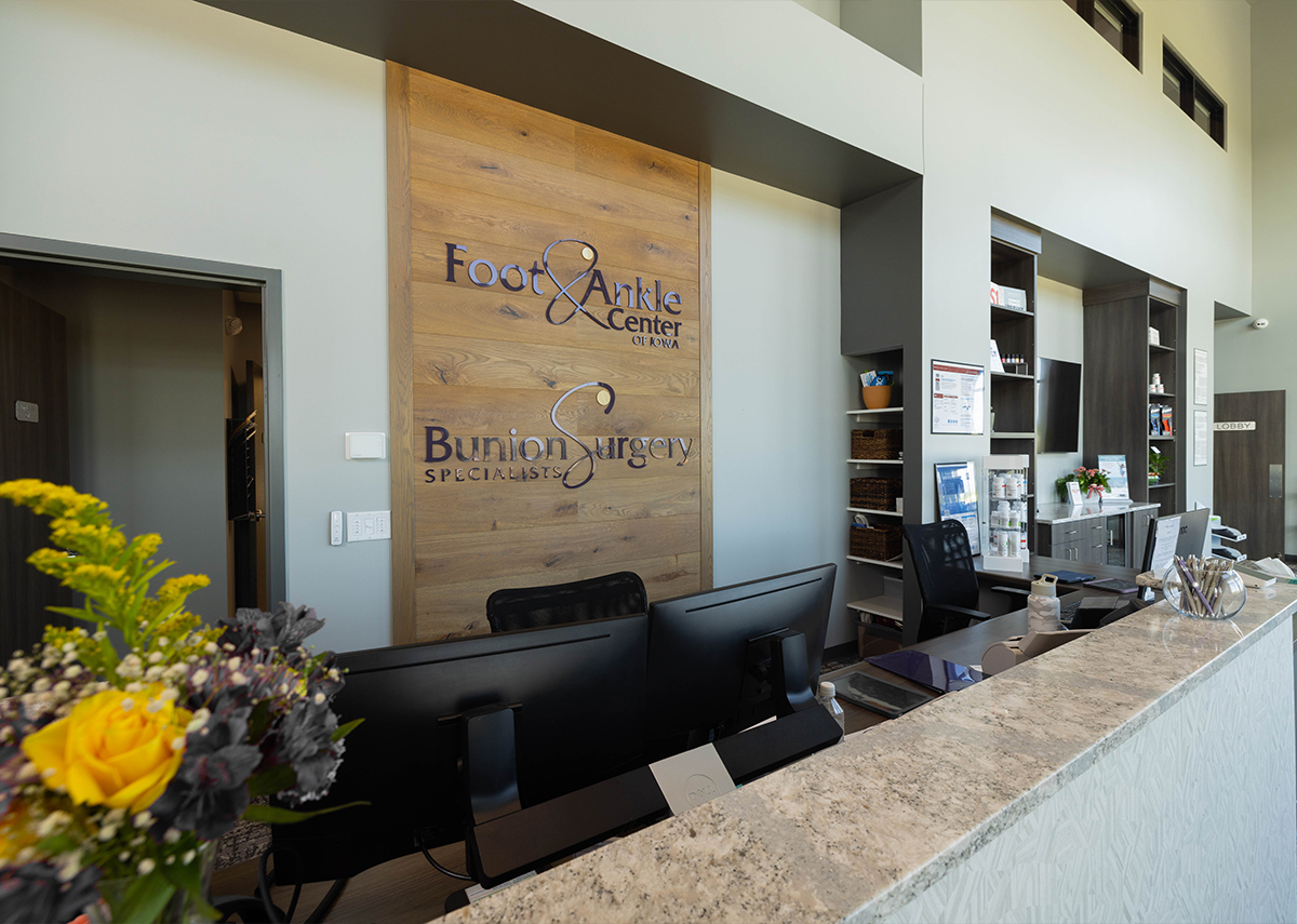 Foot and Ankle Center of Iowa front desk