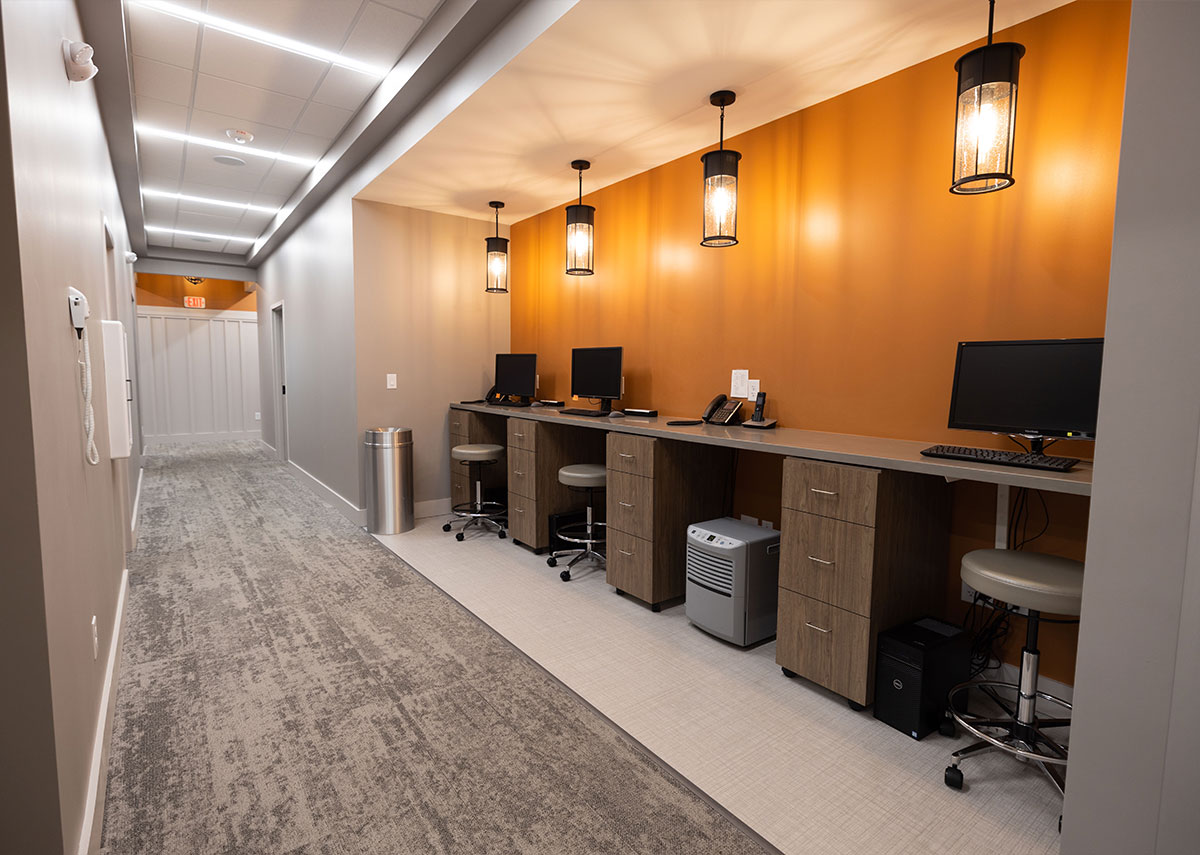 Oral Surgeons staff computer area