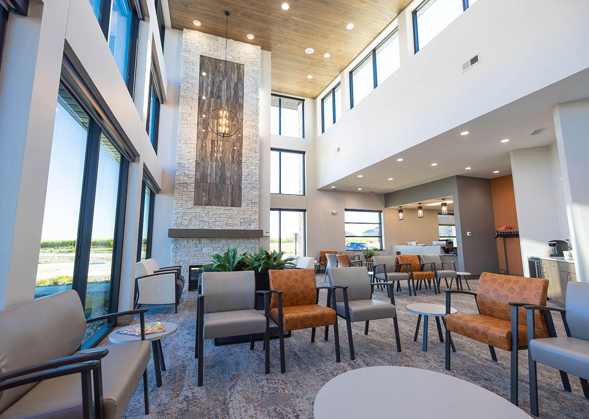 Oral Surgeons lobby waiting area