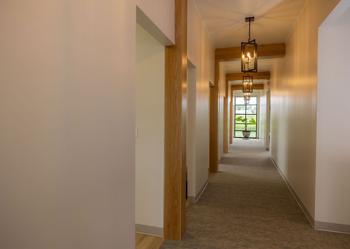 Prairie Creek Dental hallway