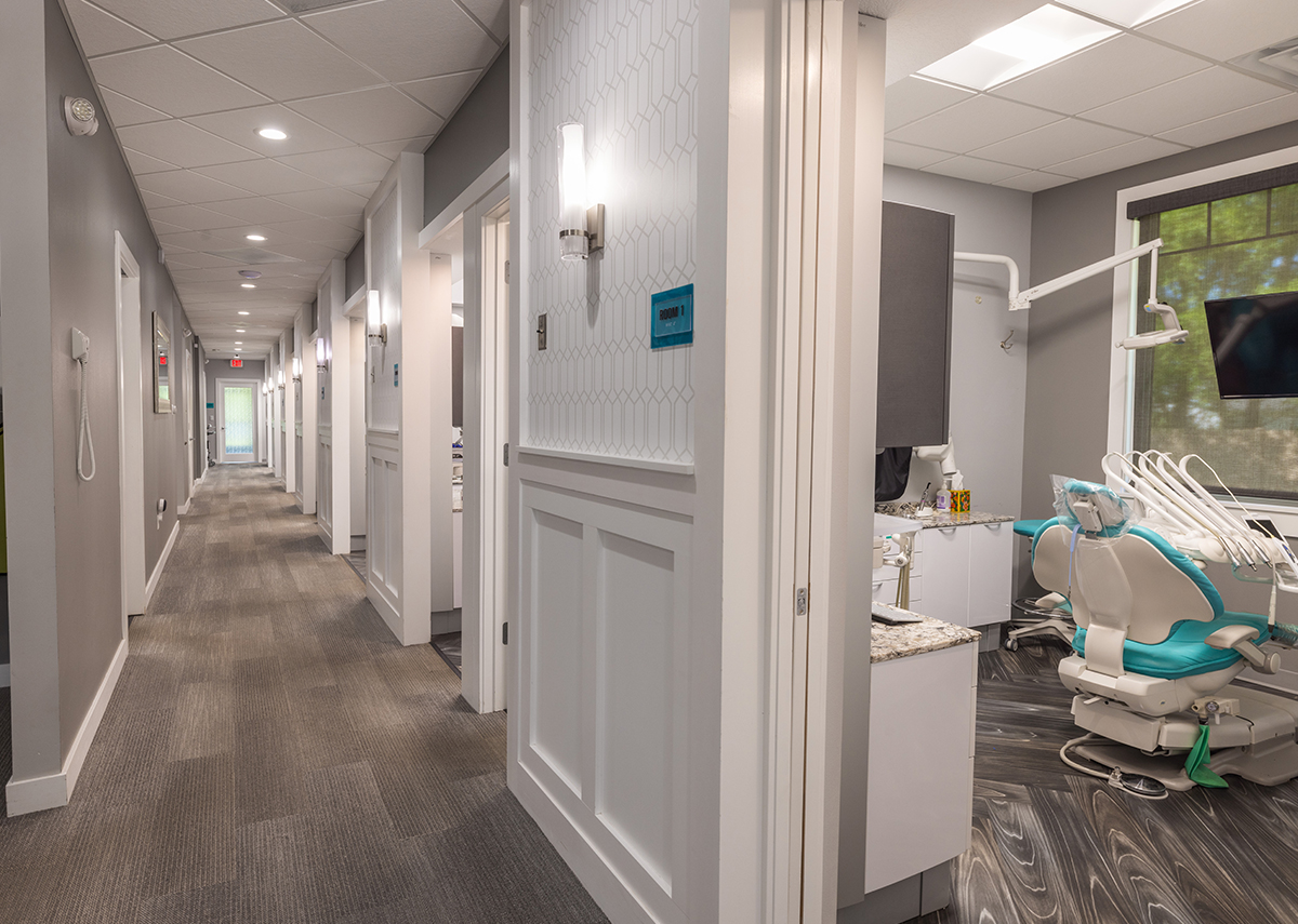 Jones Family Dental hallway
