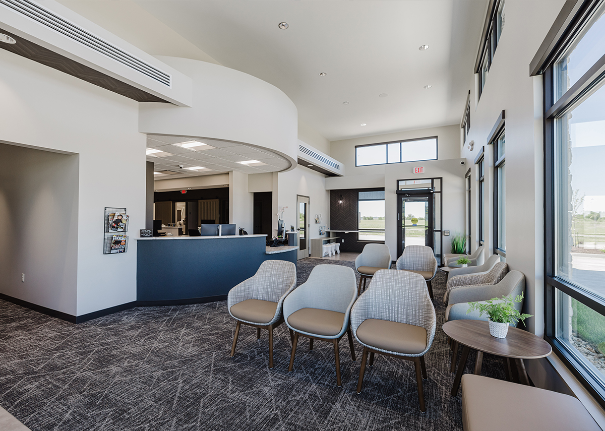 Edwards Smith Family Dentistry waiting room lobby