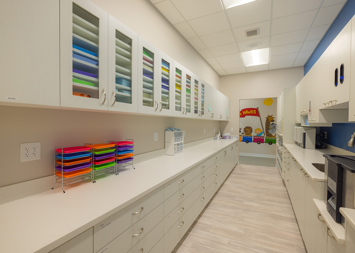 Ankeny Children's Dental staff area