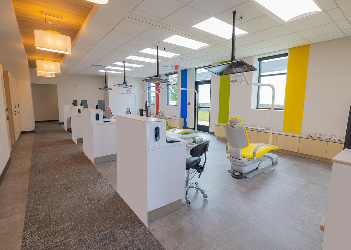 Tooth Haven Pediatric Dentistry Work Station from behind