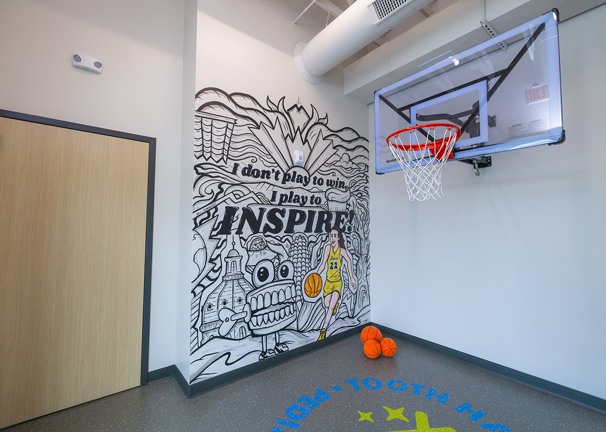 Tooth Haven Pediatric Dentistry Basketball Court